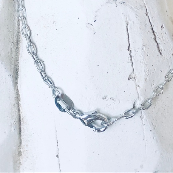 pendant quartz charm silver plated necklace - Picture 3 of 3